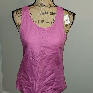 Loft pink sleeveless top